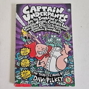 Captain Underpants Chapter Book Invasion Of Incredibly Naughty Cafeteria Ladies